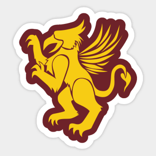 Golden Griffin Sticker